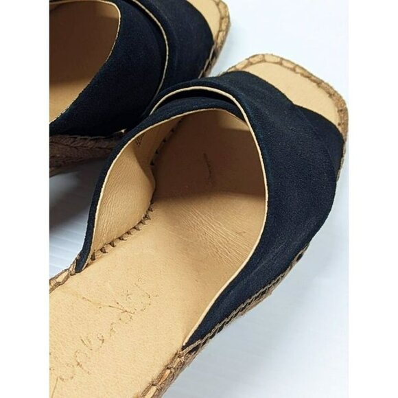 Splendid Women's Britt Square Toe Strap Espadrille Wedge Sandal Size 8 MSRP $150 - Picture 6 of 9